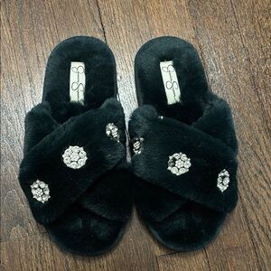 Jessica Simpson Faux Fur slippers